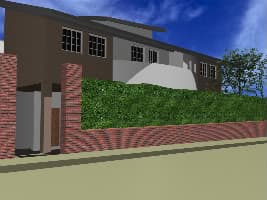 render casa aislada