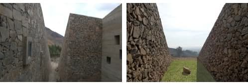 muros contención de piedra
