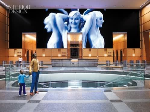 La pantalla LED de Comcast vestibulo-pantalla-led-comcast