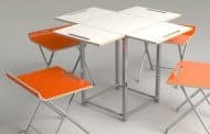 PAKET: compacto de mesa y sillas