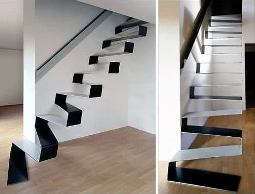 La escalera es una cinta