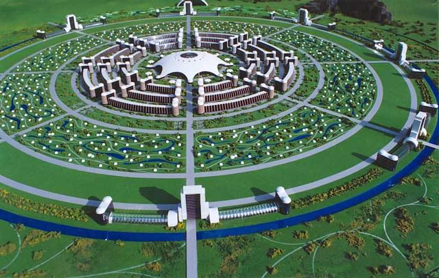 ciudad ideal radial según Jacque Fresco