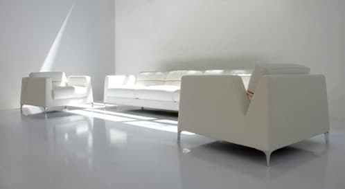 elegante y sencillo sofá de diseño