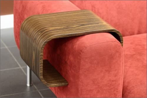 tablero madera para brazo del sofá