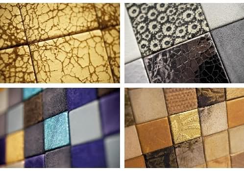 mosaicos con azulejos de piel