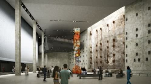 render interior Memorial Museo 11 septiembre