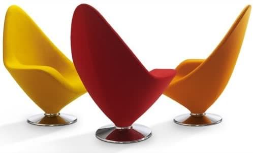 colores moderna silla plateau
