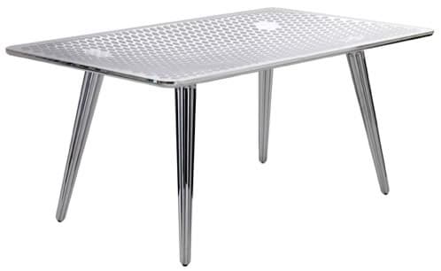 mesa maciza de aluminio fresado cnc