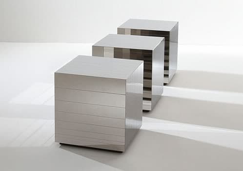 Stars: colección de muebles minimalistas mesita_auxiliar-acero-pulido
