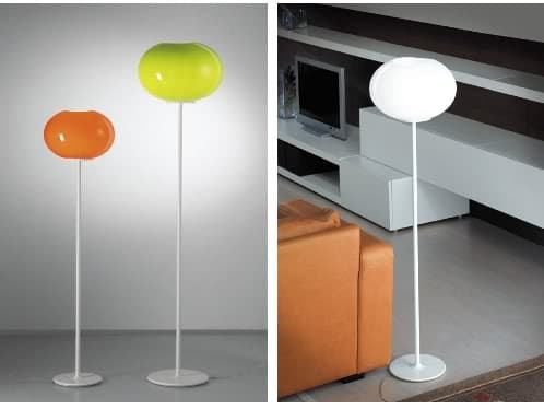 lamparas-vidrio-murano-4 lámparas de pie con difusor en forma de globo de cristal