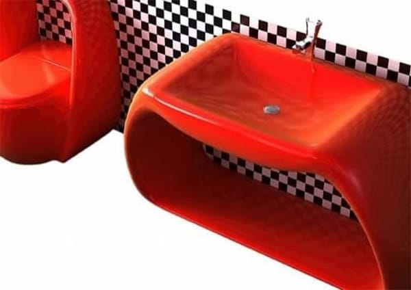 lavabo inspirado en coches Pininfarina