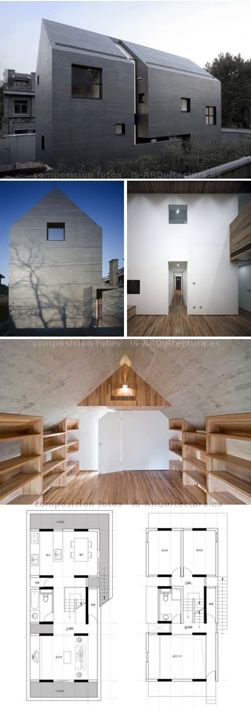 Concrete Slit House, fotos y planos