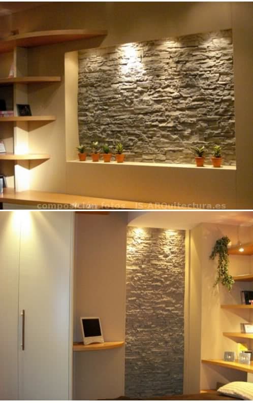 Consejos para DECORAR interiores con PIEDRA