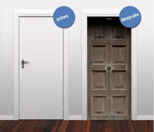 fotoplanos adhesivos para puertas