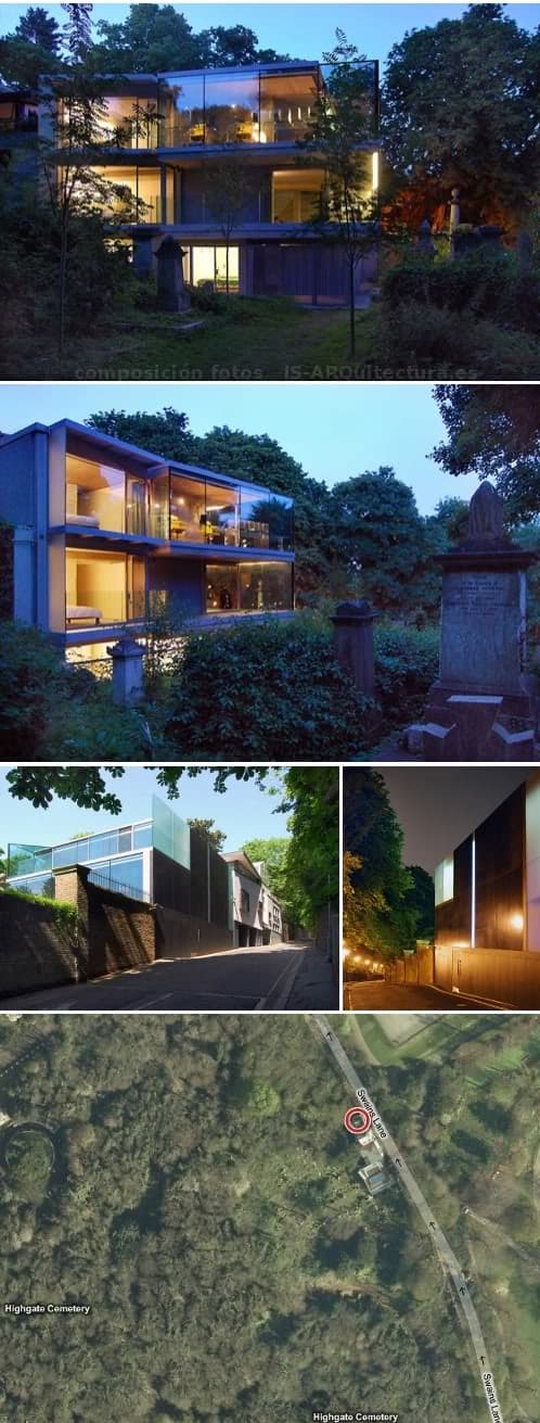 moderna-casa-highgate-london vista exteriores y mapa
