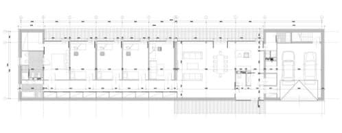 plano-planta-casa-lineal en Ornontowice