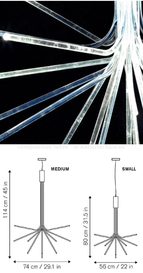 lampara-arana-fibra_optica-detalle