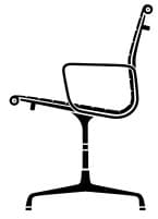 aluminium chair silla de aluminio