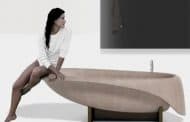 Concrete Soft: moderna bañera de hormigón