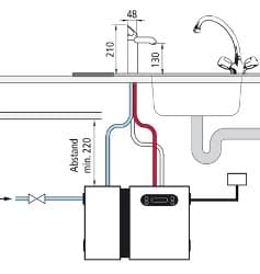 zip hydrotap esquema y dimensiones