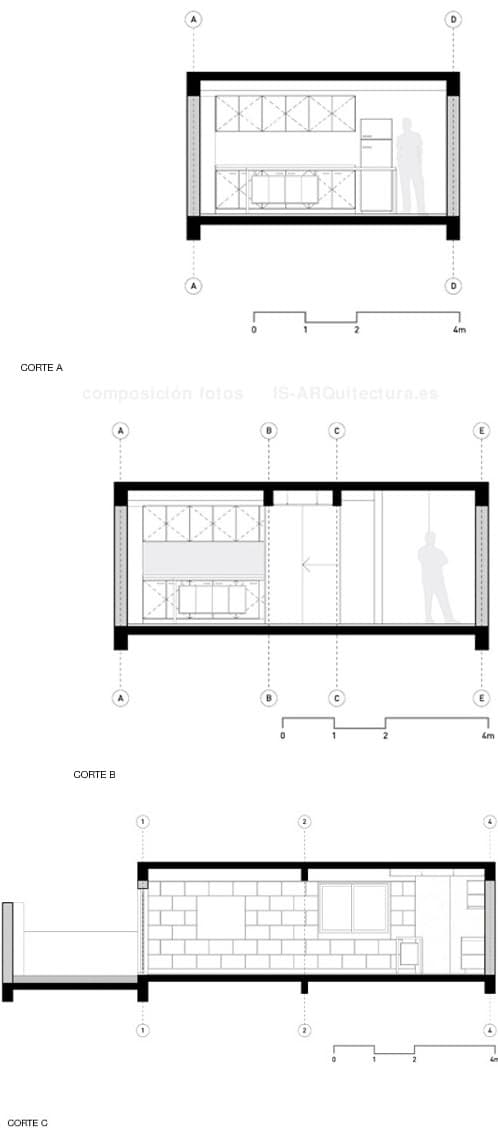 plano-secciones-apartamento-Langhammer reformado