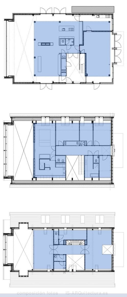 planos casa en una iglesia de Roterdam