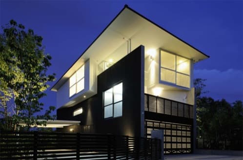 casa en Kyoto, de atelier Boronski, foto desde la calle