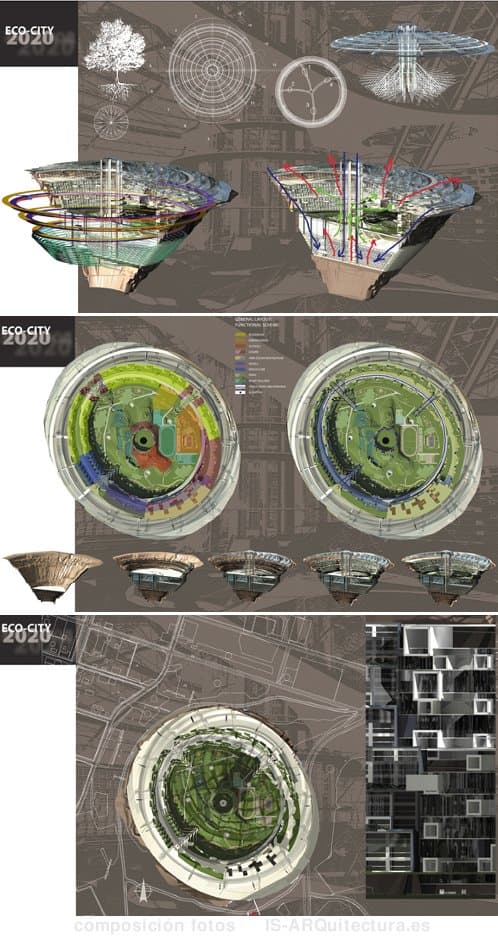 ciudad-ecologica-dentro de lo que fue una mina a cielo abierto