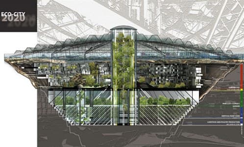 Eco City 2020, ciudad ecológica en una mina a cielo abierto