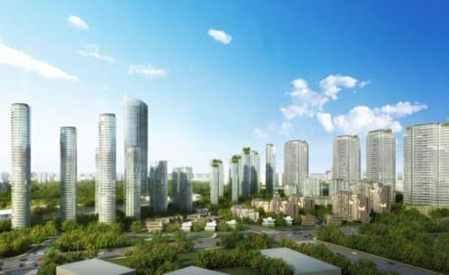 plan urbanístico Jingui Li China