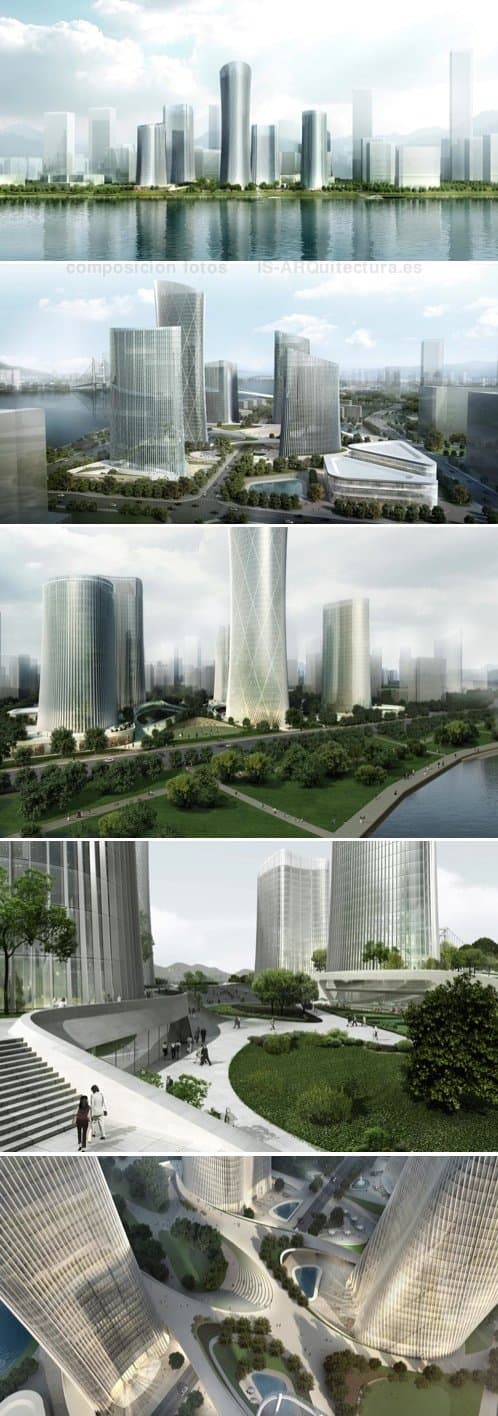 renders del plan-urbano-wenzhou-china