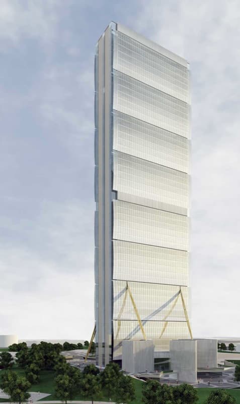 City_Life-rascacielos-apuntalado para Milán