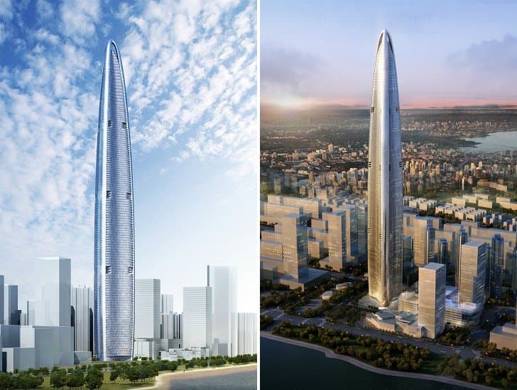 Torre Wuhan Greenland Center Is Arquitectura