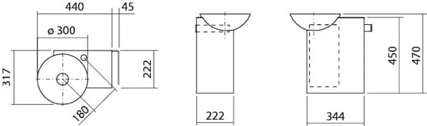 INSERT-lavamanos-con-repisa-2 INSERT-lavamanos-con-repisa, dibujos con medidas