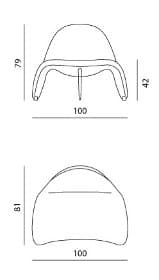 medidas-sillon-SELLA-metalico-tapizado-cuero