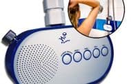 Radio para la ducha que funciona con agua