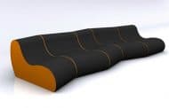 BLOB: un sofá en zigzag