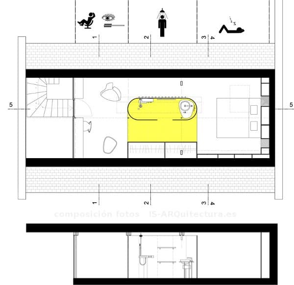 plano-moderna-habitacion-bajo-cubierta-1