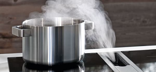 BORA: extractores de aire en las placas de cocinar