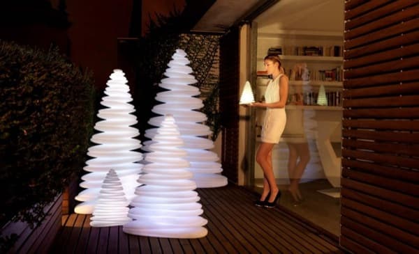 Chrismy-modernas lámparas navideñas