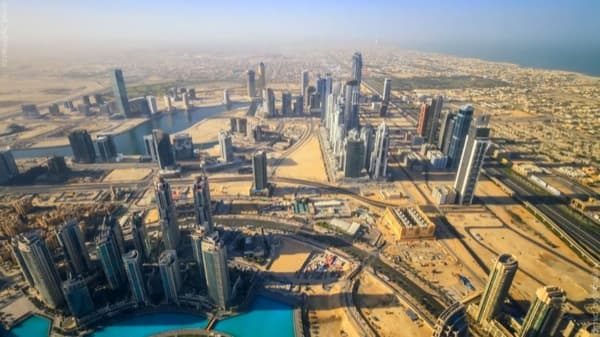 rascacielos-Dubai-vista aerea