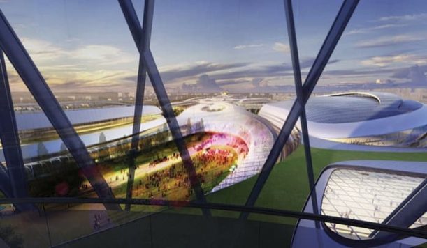 Expo2017-vista-desde interior-pabellon-Kazajistan