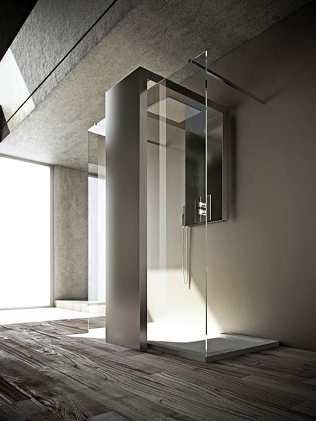Monolite: cabina de ducha con radiador incorporado