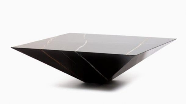 LITHOS mesa de centro en marmol-negro-aziza
