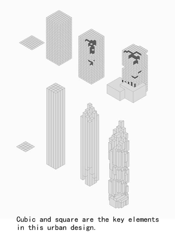 esquema-torres-plan-urbanistico-Chongqing