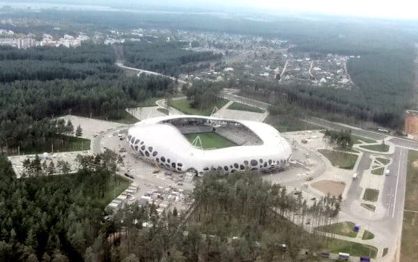 Estadio Borísov Arena vista aerea
