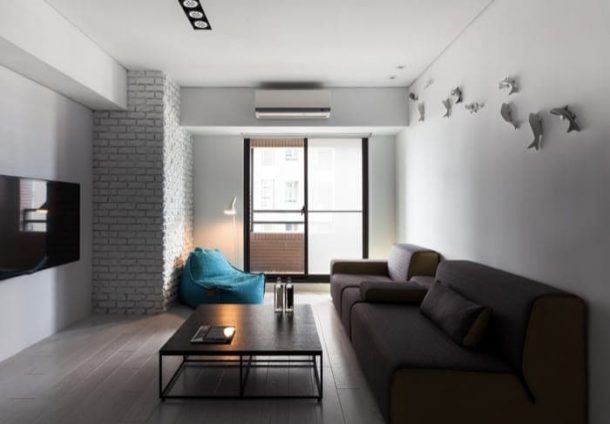 decoracion-apartamento-Taiwan-salon