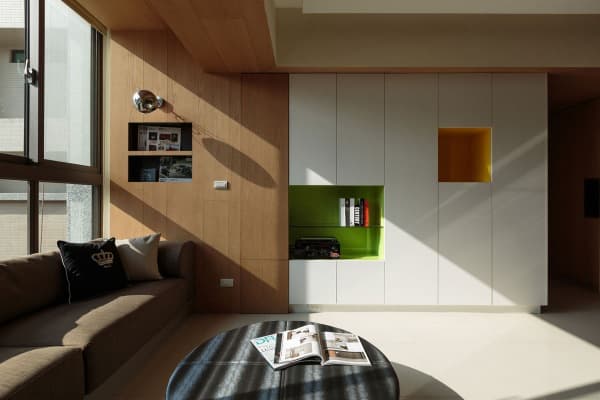 apartamento-en-Taiwan-armarios-madera