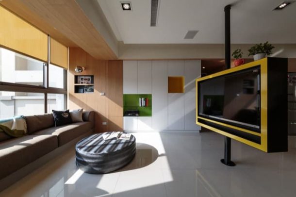 apartamento-en-Taiwan-sofa-tv