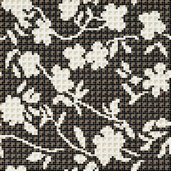 mosaico-Flower-Corner-Bisazza-negro